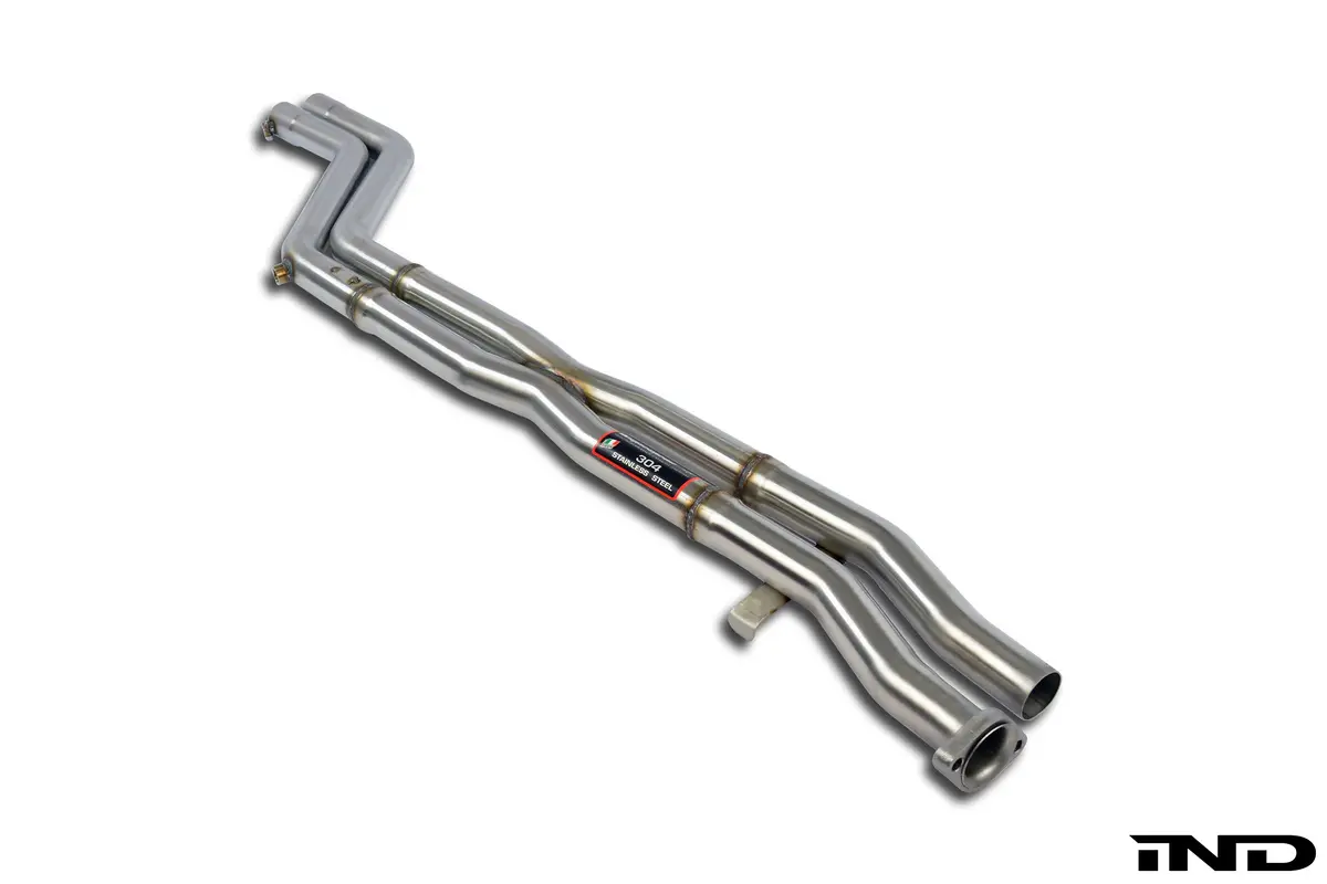 Supersprint E36 M3 Stainless Center X-Pipe 2X50mm - Non-Resonated 1