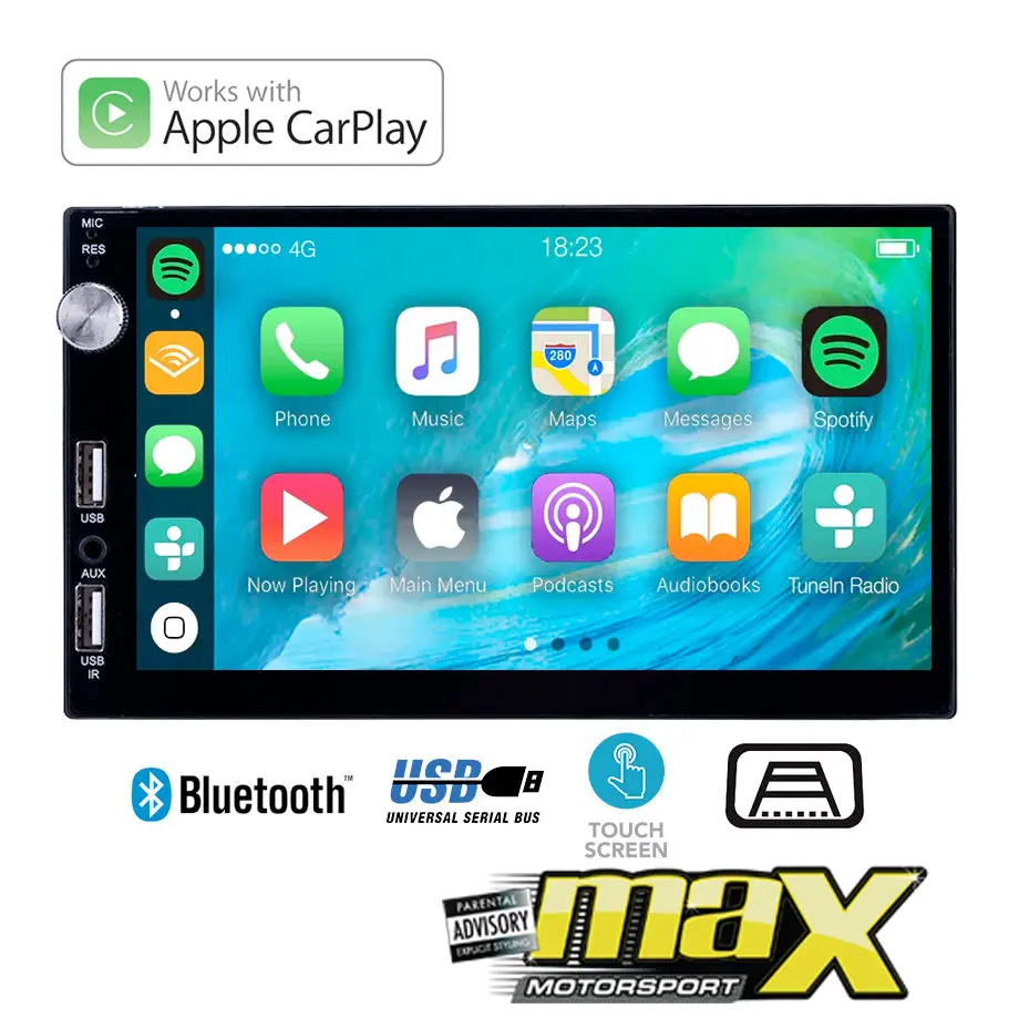 7" Touch Screen Double Din Mp5 Multimedia Player With Apple Car Play 1