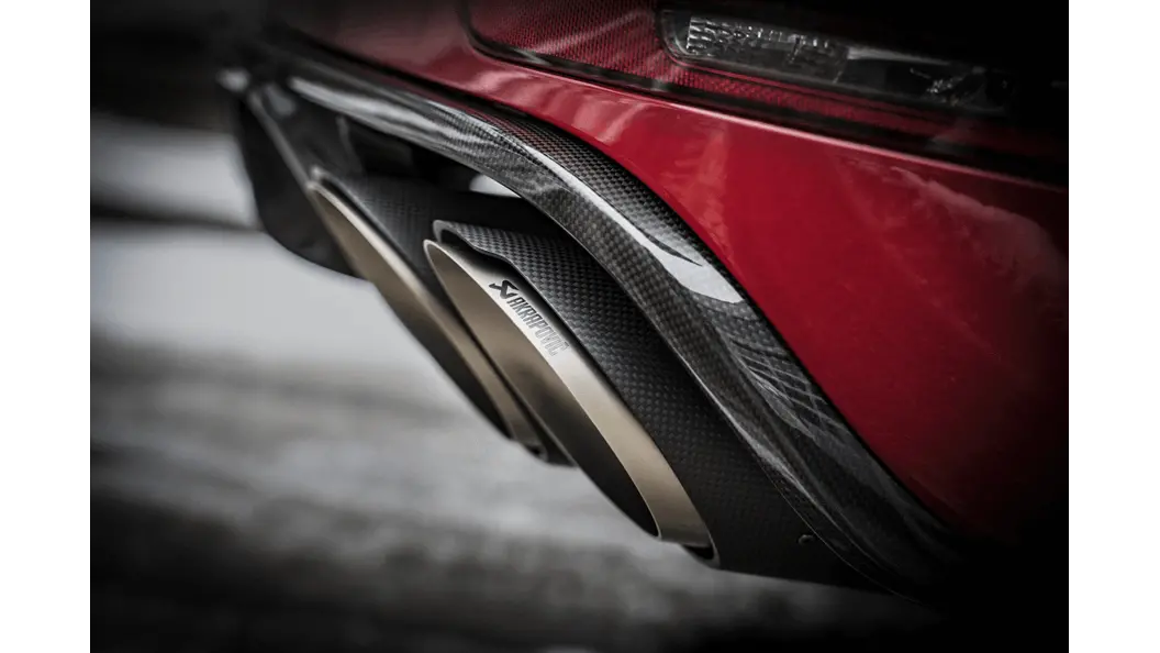 Akrapovic 2017 Porsche Macan Turbo And Gts (95B) Rear Carbon Fiber Diffuser - High Gloss 1