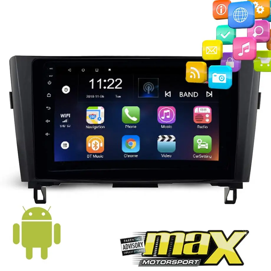 10.1 Inch Nissan X-Trail (13-20) Android Entertainment & Gps System 1