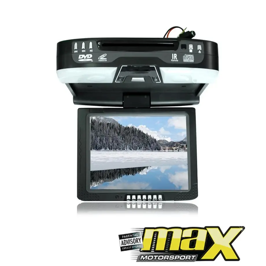 10.4" Roof Mount Tft-Lcd Screen With Dvd/Tv/Ir/Vga/Fm Function 1