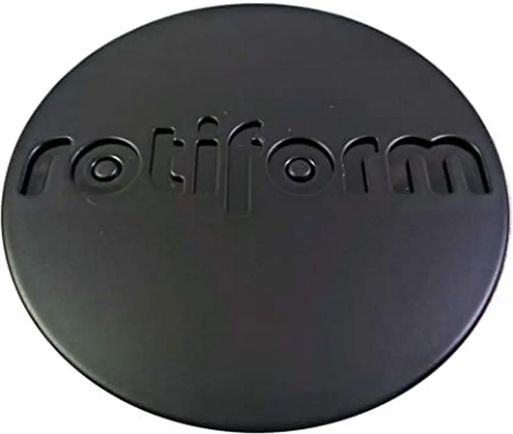 Rotiform Matte Black Center Caps 1