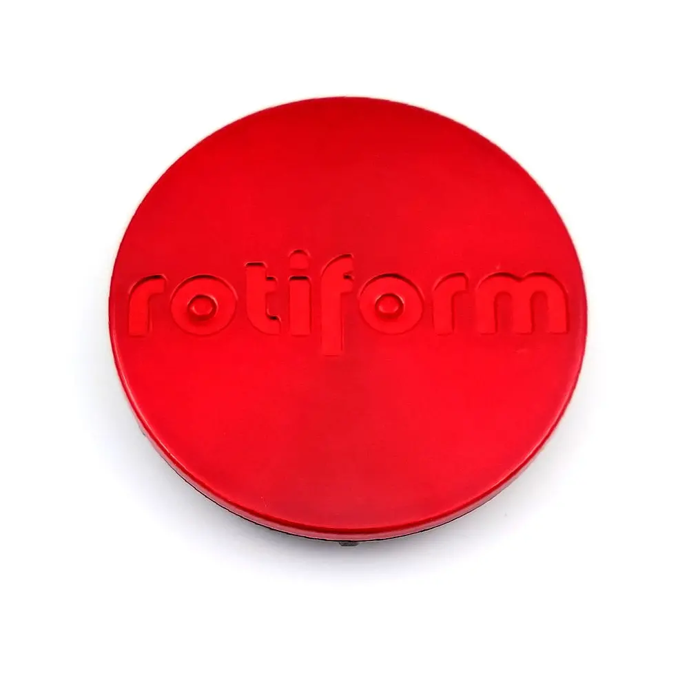 Rotiform Candy Red Center Caps 1