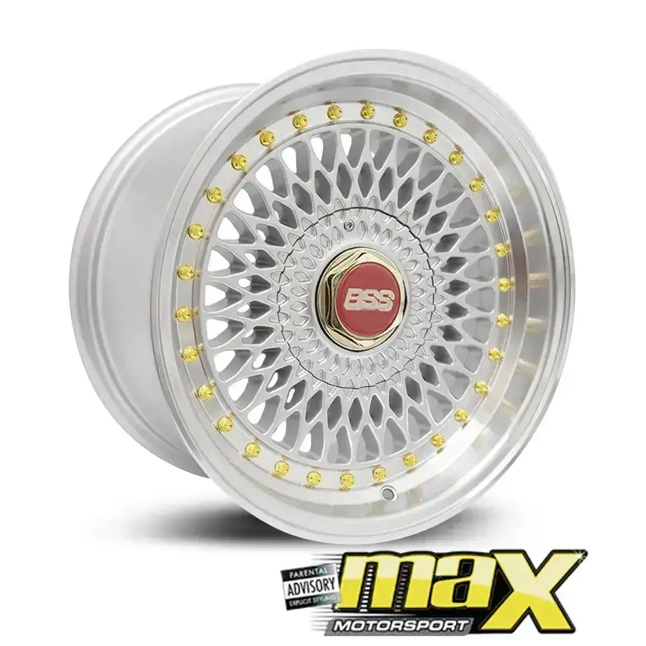 15 Inch Mag Wheel - Mx1209-15B Bss Style Wheel (4X100 / 114.3 Pcd) 1