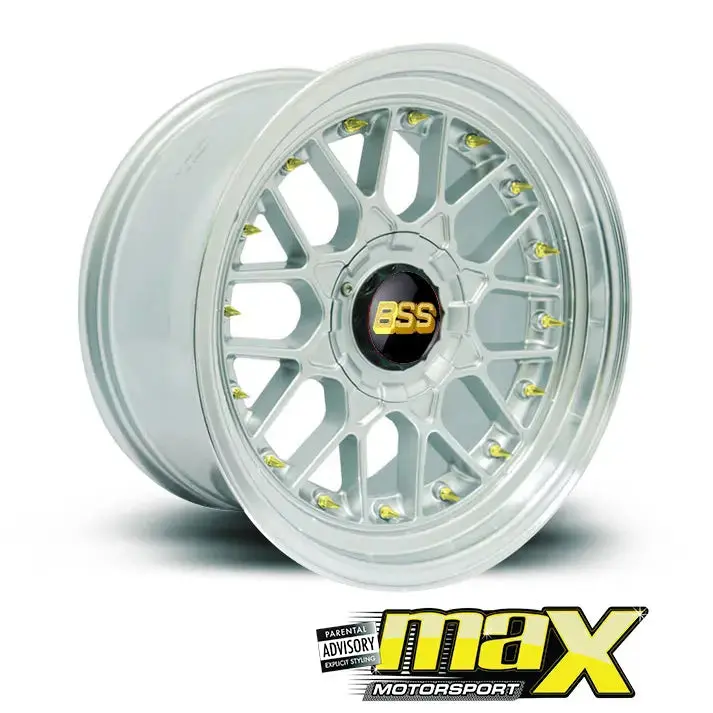 15 Inch Mag Wheel - Mx1286 Bss Rs-Spike Style Wheel (4X100 / 114.3 Pcd) 1