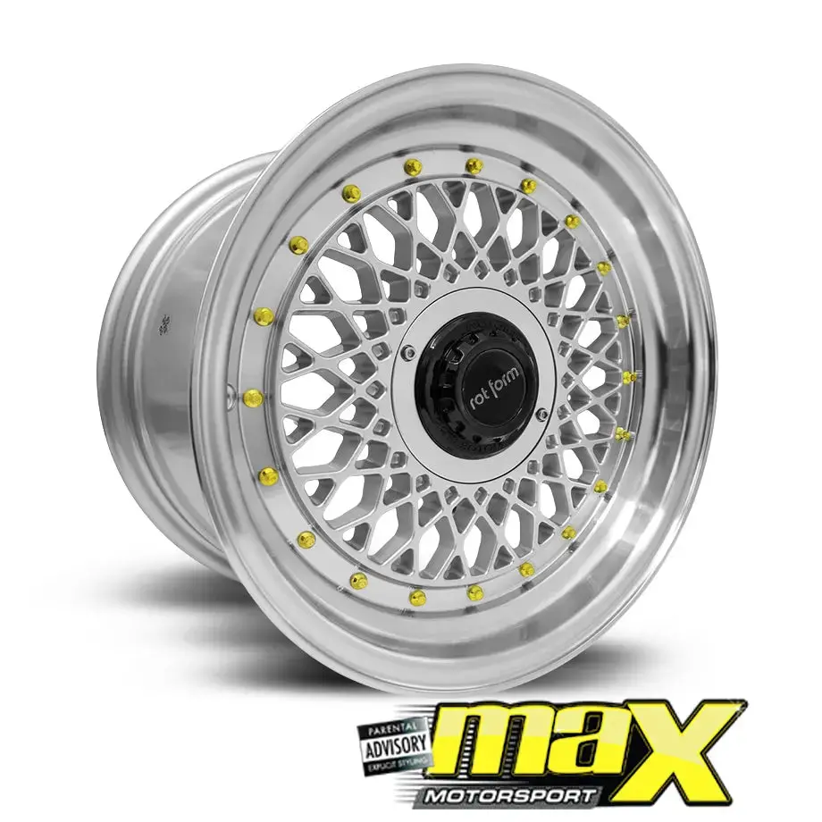 15 Inch Mag Wheel - Mx1005-Sl Rotform Mesh Style Wheel (4X100 / 114.3 Pcd) 1