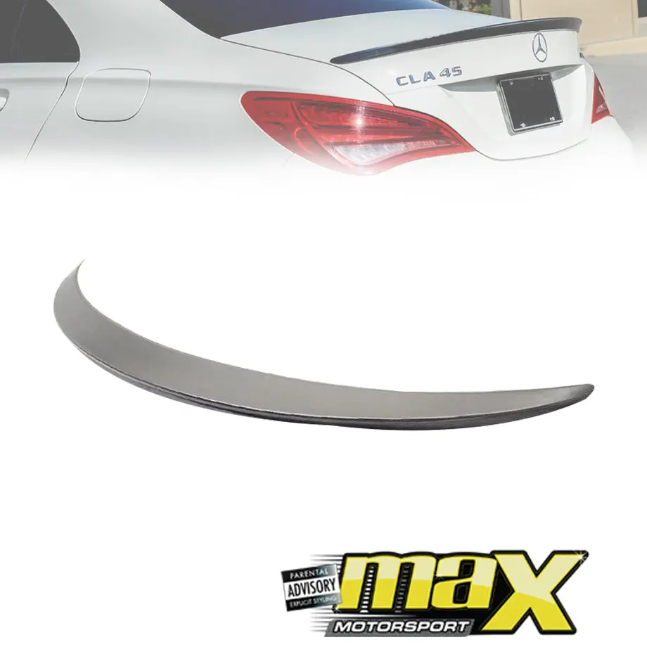 Merc Cla W117 (13-On) Unpainted Plastic Boot Spoiler 1
