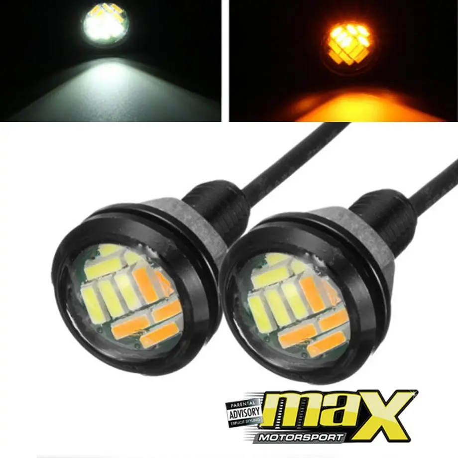 12 Smd 2-In1 Eagle Eye Bulb With Turning Signal 1