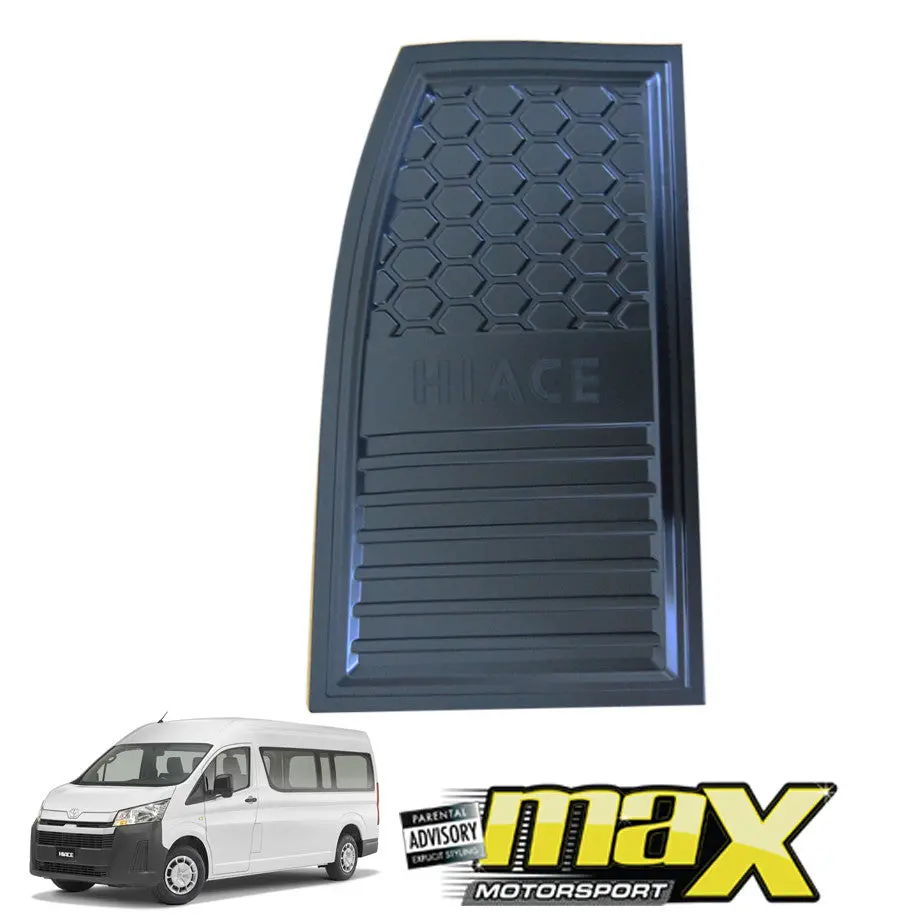 Toyota Hiace (2019-On) Black Fuel Tank Cover 1