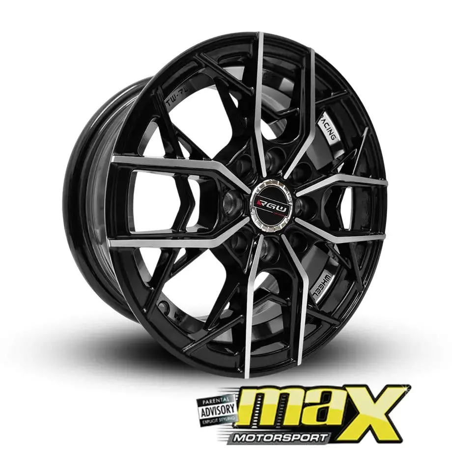 13 Inch Mag Wheel - Mxfs03 Rgw Wheel - (4X100/114.3 Pcd) 1