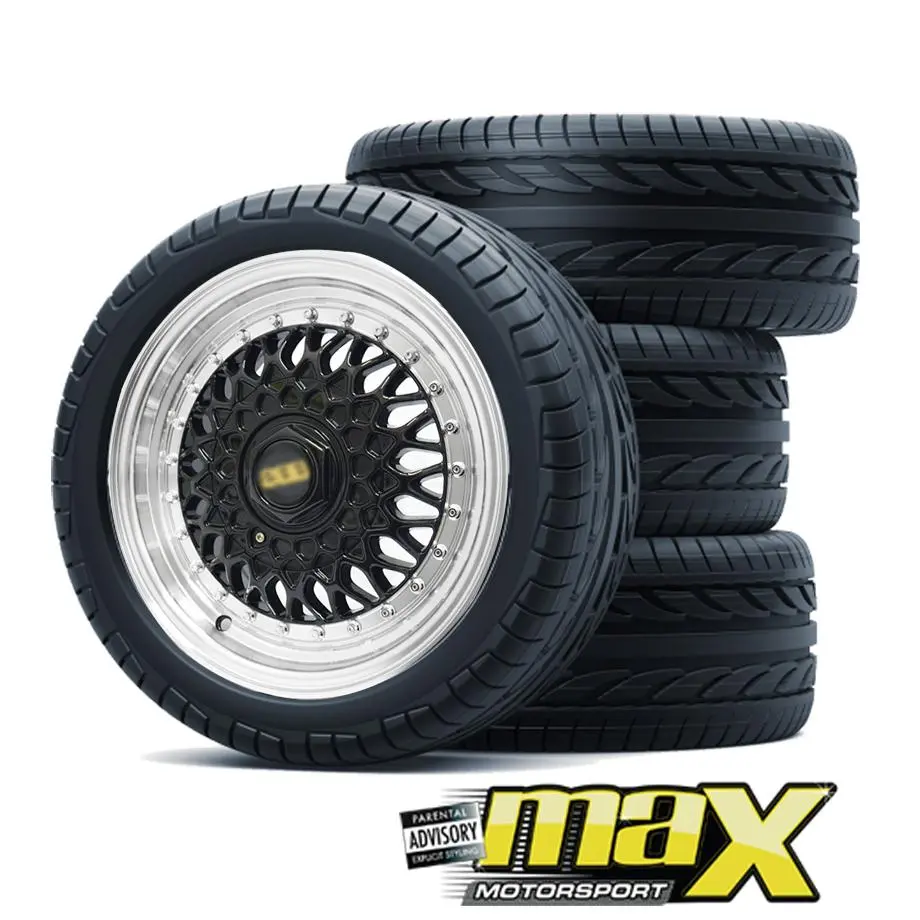 14 Inch Bss Mx247 Wheel & Tyre Combo (4X100/114.3 Pcd) 1