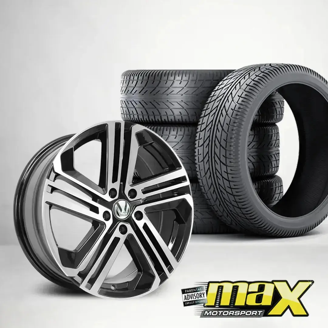 14 Inch Mx2416 Golf R400 Style Wheel & Tyre Combo (5X100 Pcd) 1
