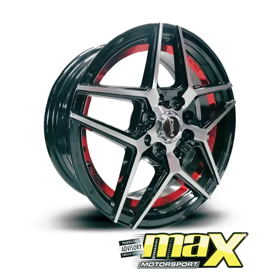 14 Inch Mag Wheel -  Mx149-14 Wheel - 4X100/114.3 Pcd 1