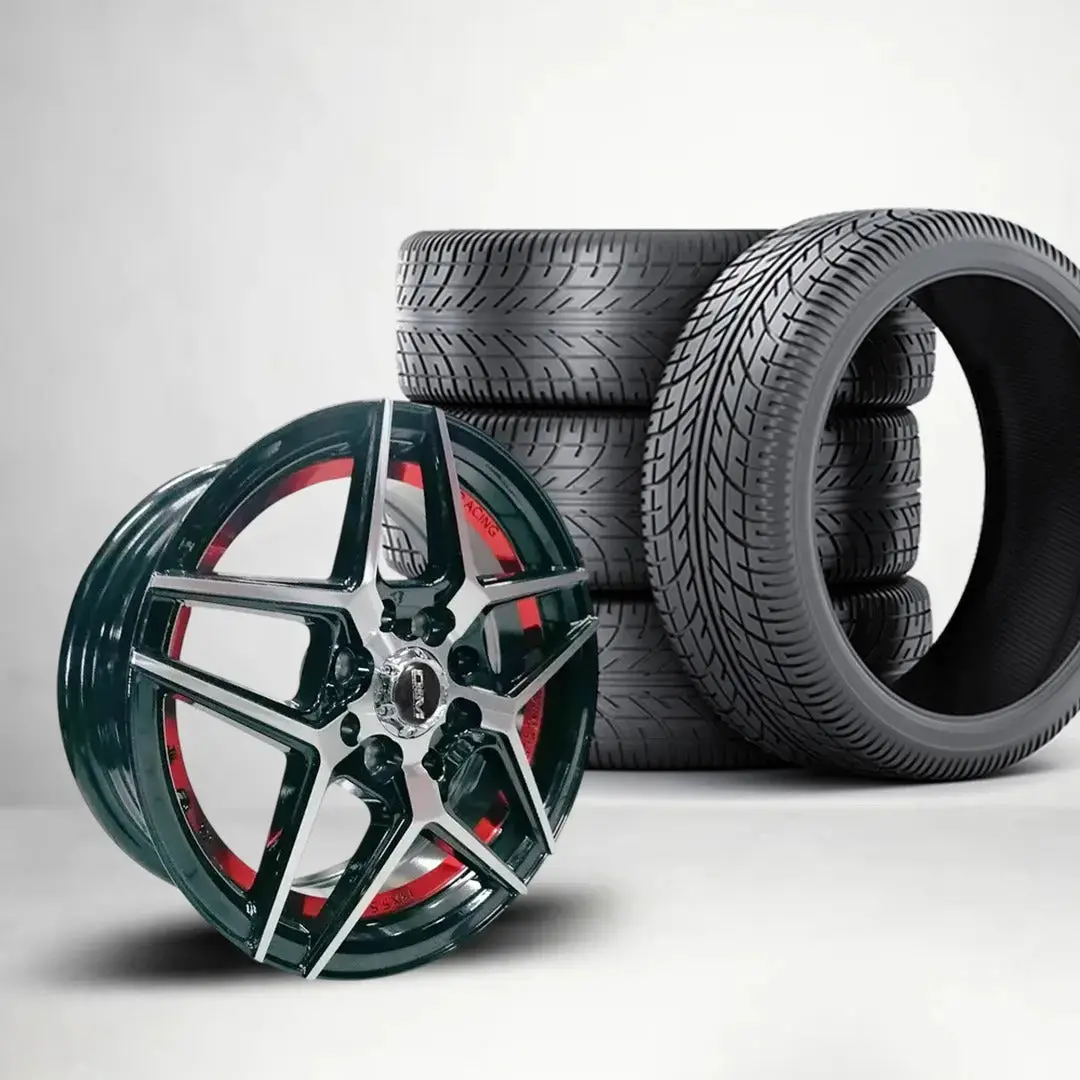 14 Inch Mag Wheel -  Mx149-14 Wheel & Tyre Combo  - 4X100/114.3 Pcd 1