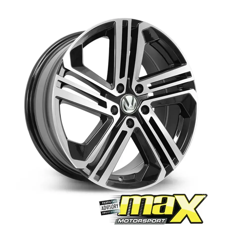 14 Inch Mag Wheel -  Mx2416 Golf R400 Style Wheel 5X100 Pcd 1