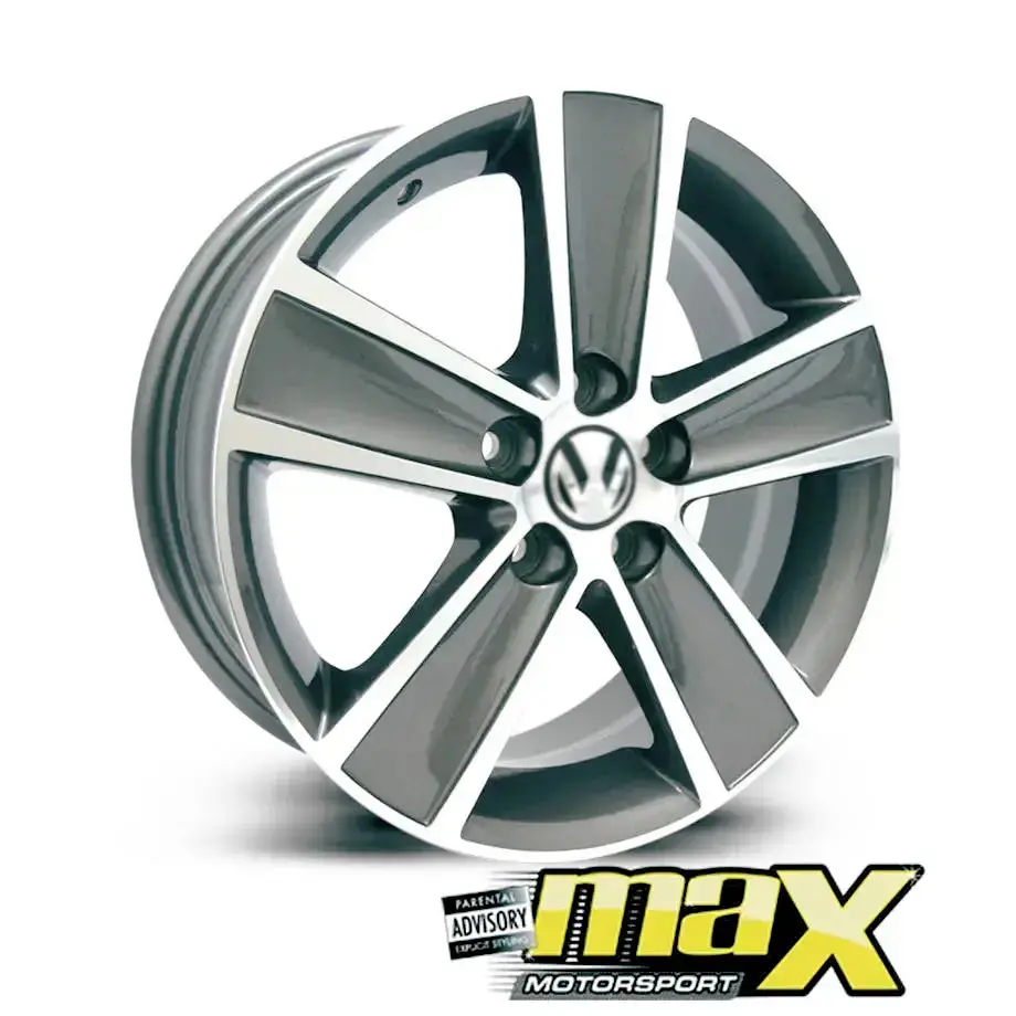 14 Inch Mag Wheel - Mx283-14 Cross Polo Style Wheels - 5X100 Pcd 1