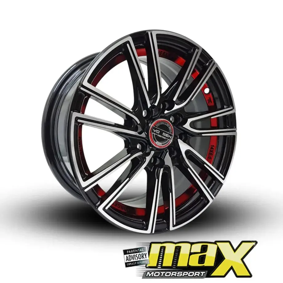 14 Inch Mag Wheel -  Mx452-14Rd Vsn  Wheel - 4X100/114.3 Pcd 1