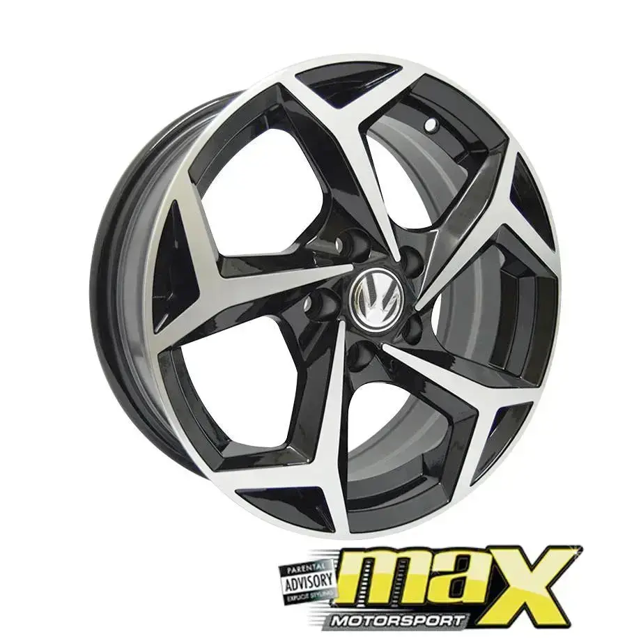14 Inch Mag Wheel - Mx1004 Polo R-Line Style - 5X100 Pcd 1
