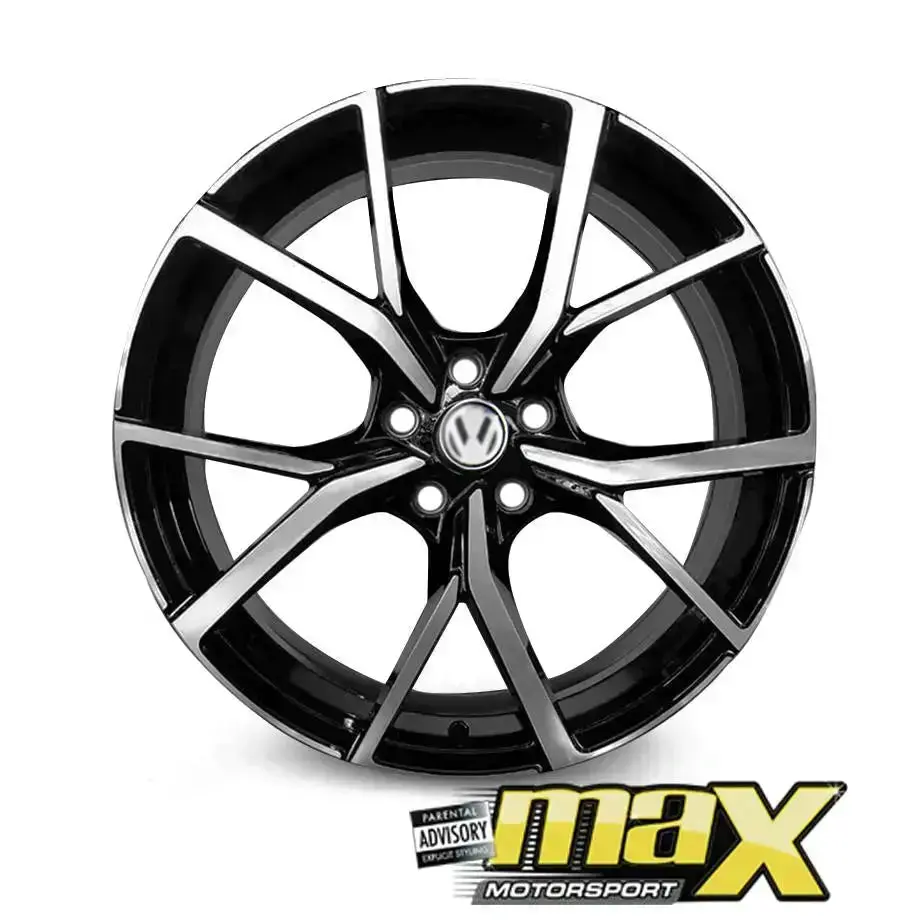 14 Inch Mag Wheel - Mx7049 Golf 8R Style Wheels - 5X100 Pcd 2