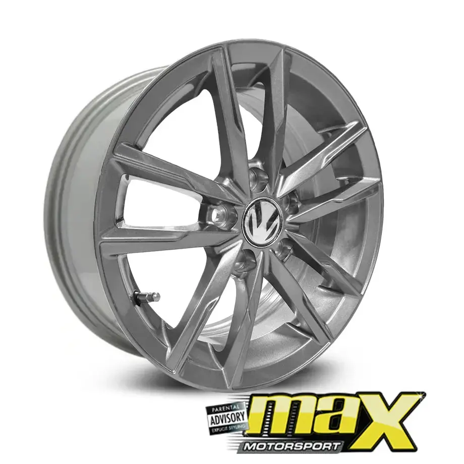 14 Inch Mag Wheel -  Mx7055 Polo Mirabeau Style Wheel 5X100 Pcd 1