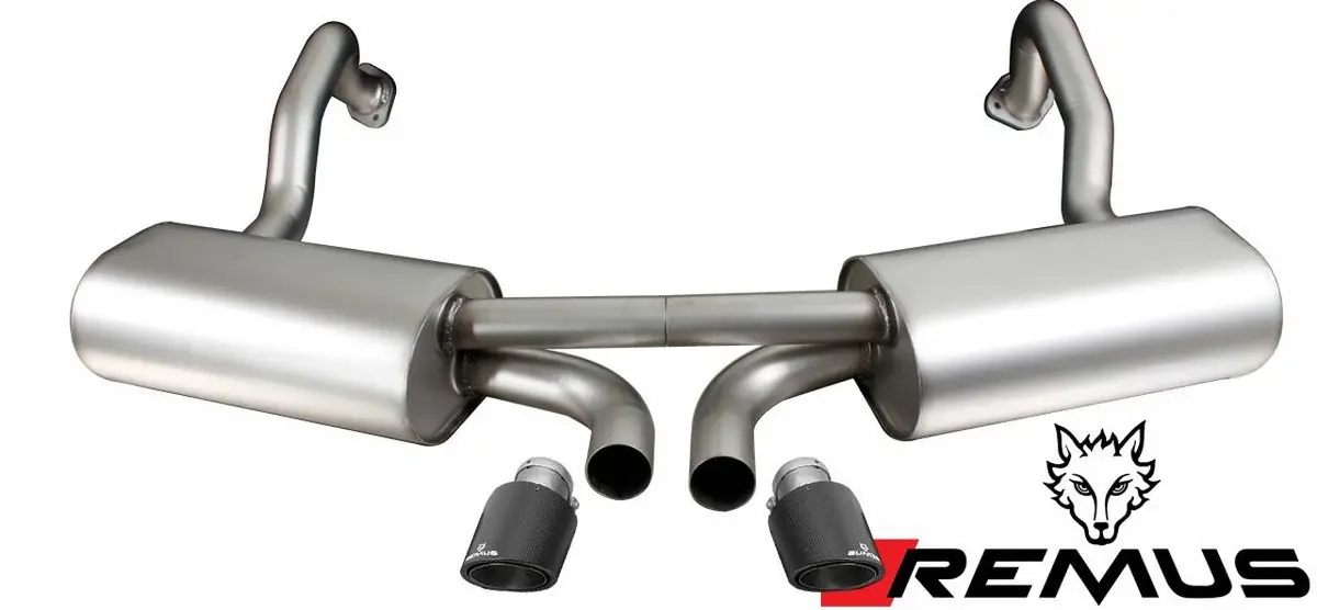Remus Porsche 718 (W/O Sport Exhaust) 2.0L & 2.5L Turbo Exhaust System 3