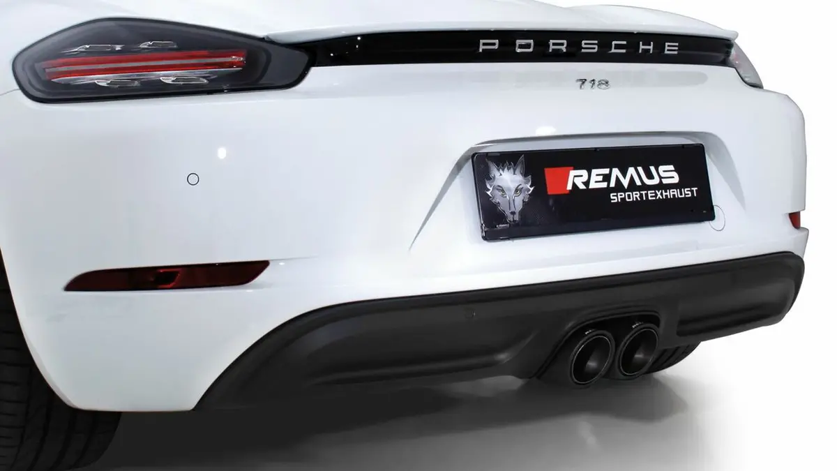 Remus Porsche 718 (W/O Sport Exhaust) 2.0L & 2.5L Turbo Exhaust System 2
