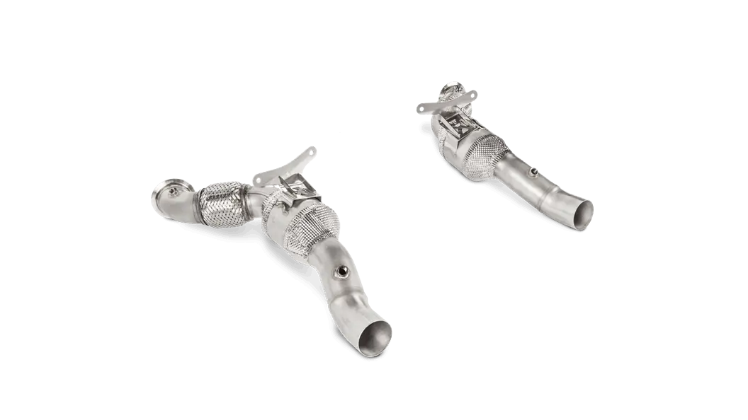 Ferrari 488 Gtb / 488 Spider | Akrapovic | Link Pipe Set W/ Cat (Ss) 1