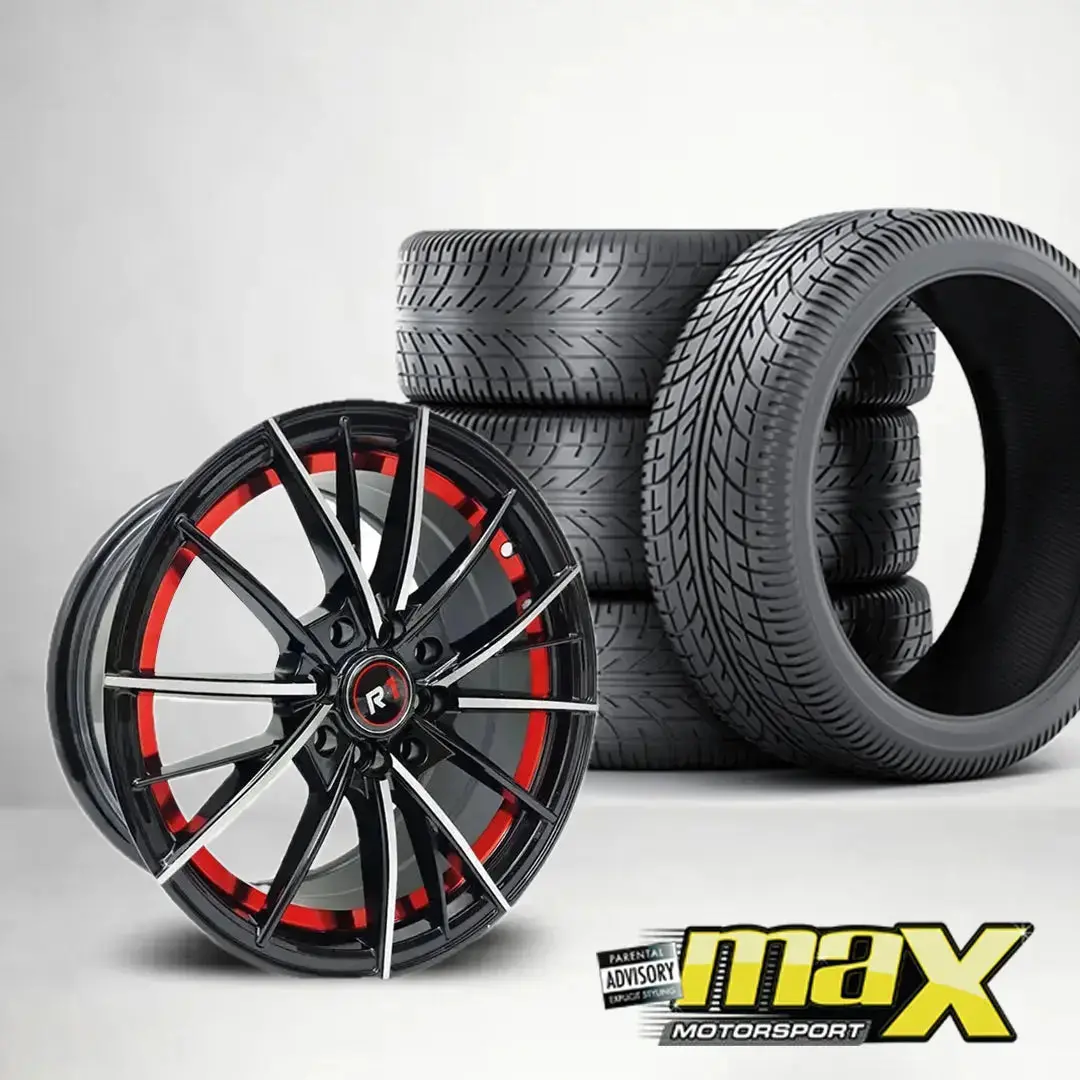 15 Inch Mx244-Rd Wheels Wheel & Tyre Combo - (4X100/ 4X114.3 Pcd) 1
