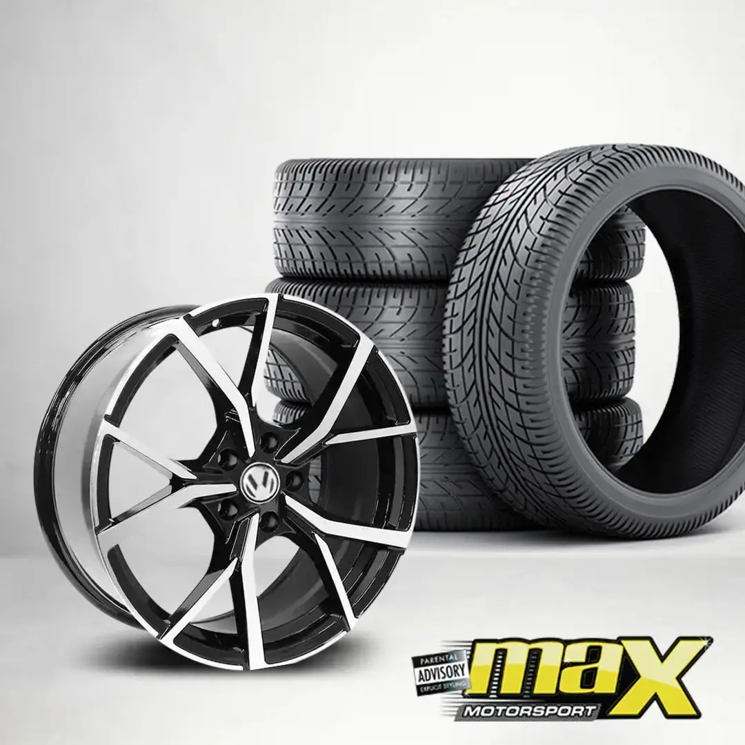 15 Inch Mx4003 Golf 8R Style Wheel & Tyre Combo - 5X100 Pcd 1