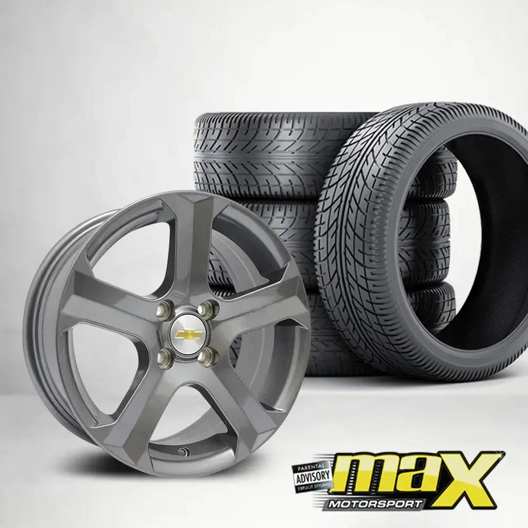 15 Inch Mxcey-Gm Chev Utility Sport Style Wheel & Tyre Combo - 4X100 Pcd 1
