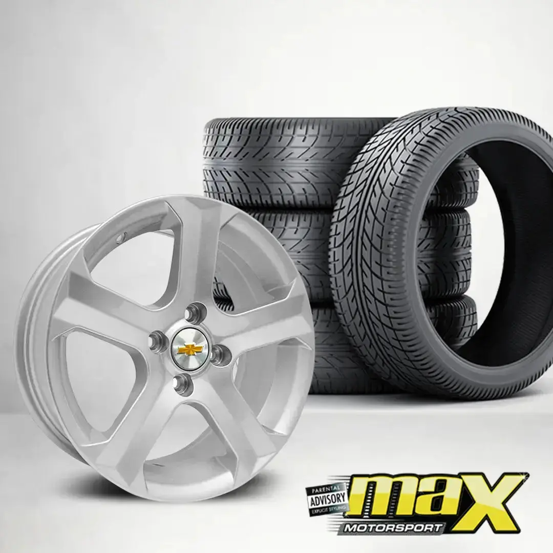 15 Inch Mxcey-S Chev Utility Sport Style Wheel & Tyre Combo - 4X100 Pcd 1