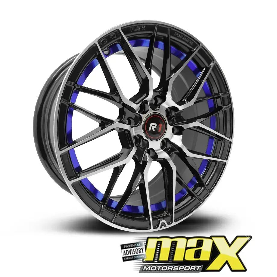 15 Inch Mag Wheel - Mx088-Bl Wheels (4X100/ 4X114.3 Pcd) 1