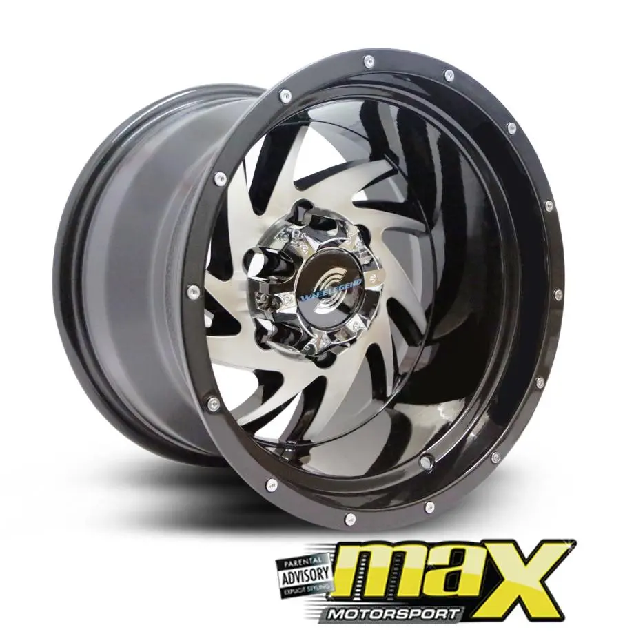 15 Inch Mag Wheel - 10J Mx5136 Bakkie Wheels - 6X139.7 Pcd 1
