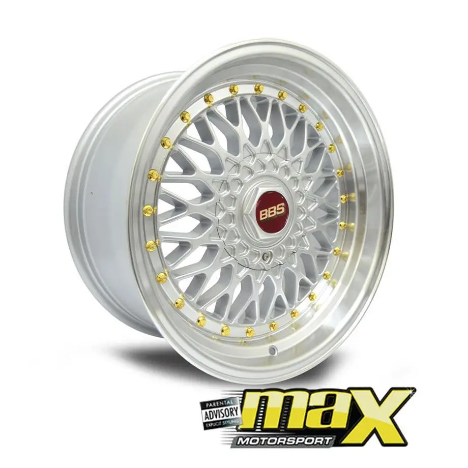 15 Inch Mag Wheel - Bb.S Rs Replica Wheel 4X100/108 Pcd (Narrow & Wide) 1