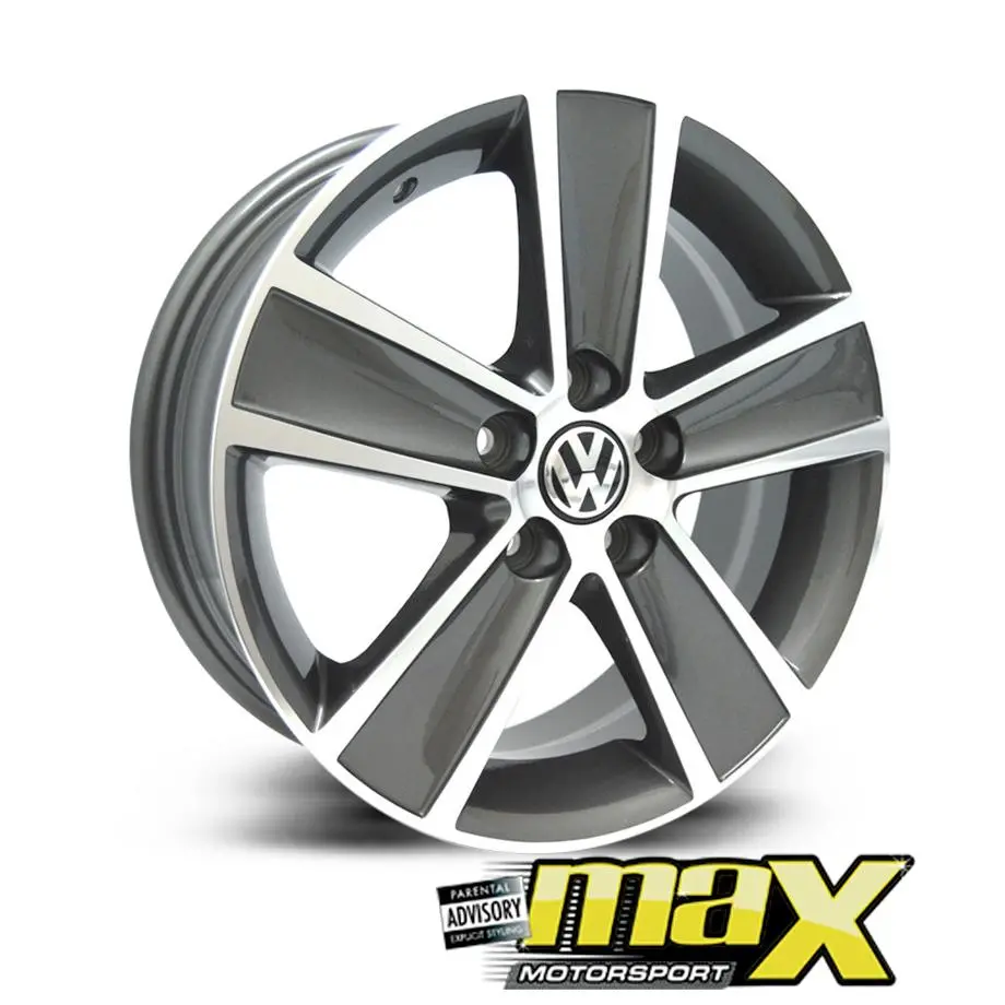 15 Inch Mag Wheel - Cross Polo Replica - Mx5424 (5X100 Pcd) 1