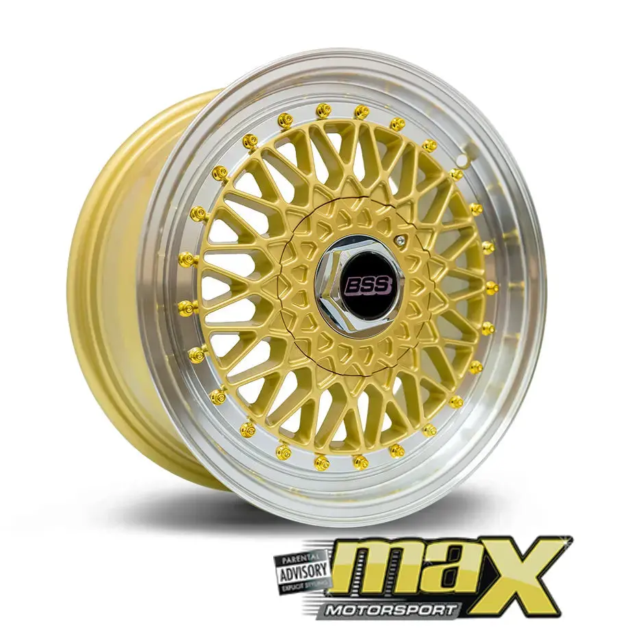 15 Inch Mag Wheel - Mx032-5 Bss Style Wheels (4X100/ 4X114.3 Pcd) 1