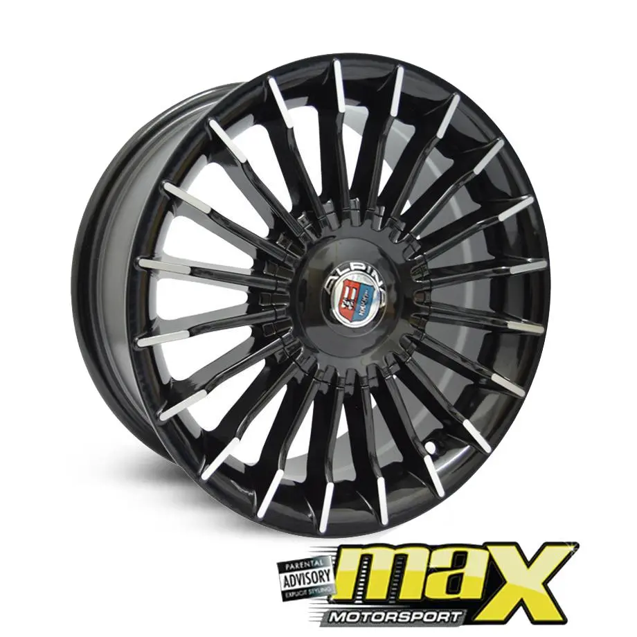 15 Inch Mag Wheel -Mx101 Alpina Replica Wheel - (4X100 Pcd) 1