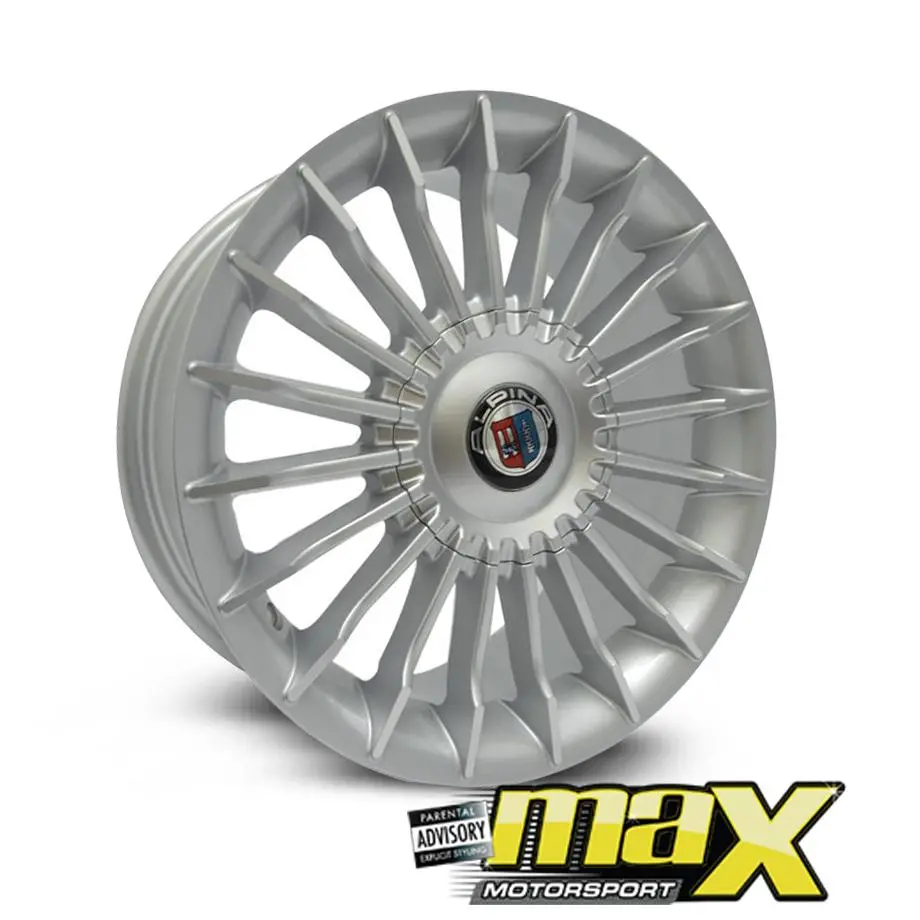 15 Inch Mag Wheel -Mx101 Alpin Style Wheel - (4X100 Pcd) 1