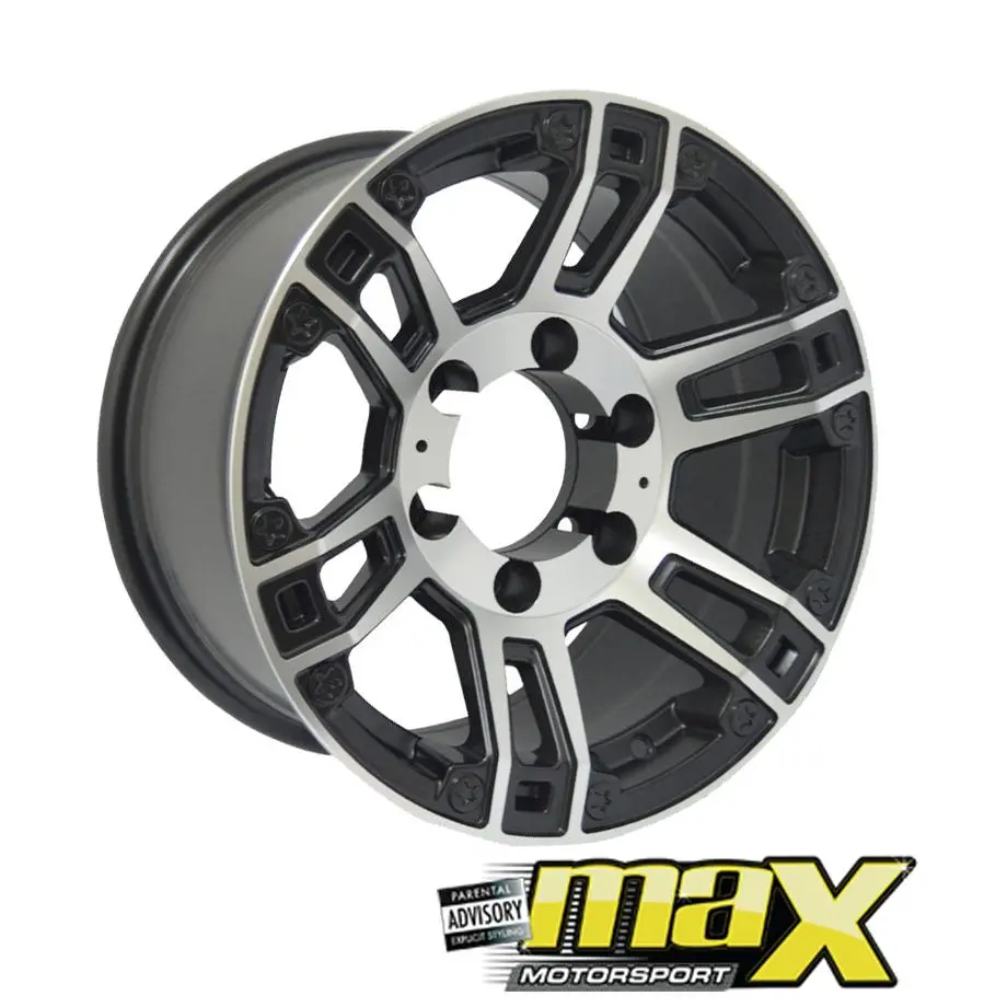 15 Inch Mag Wheel - Mx1011 Bakkie Wheel (6X139.7 Pcd) 1