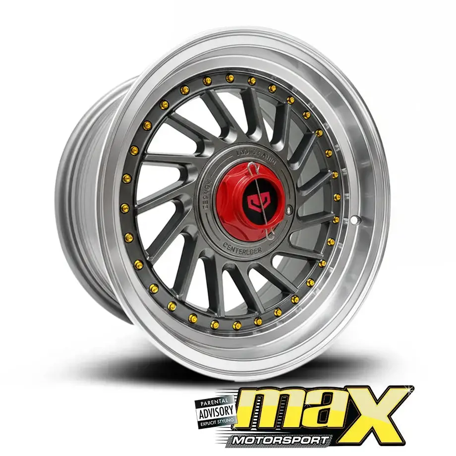 15 Inch Mag Wheel - Mx113-B Vsn Twist Wheel (4X100 / 5X100 Pcd) 1