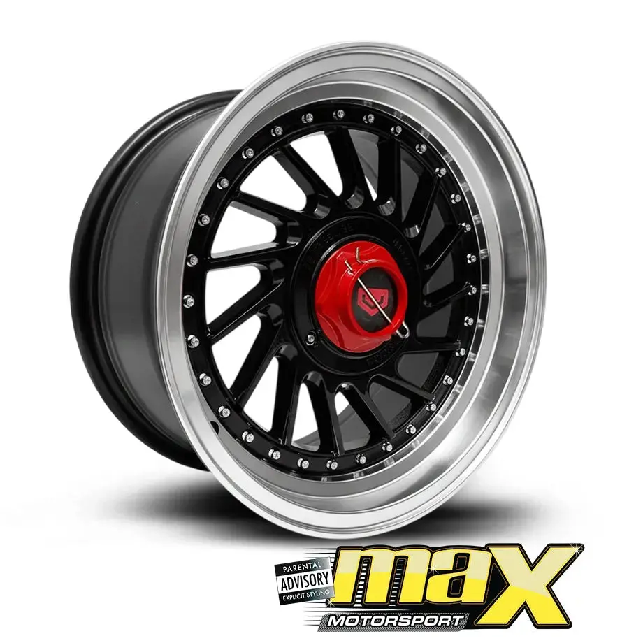 15 Inch Mag Wheel - Mx113-E Vsn Twist Wheel (4X100 / 5X100 Pcd) 1