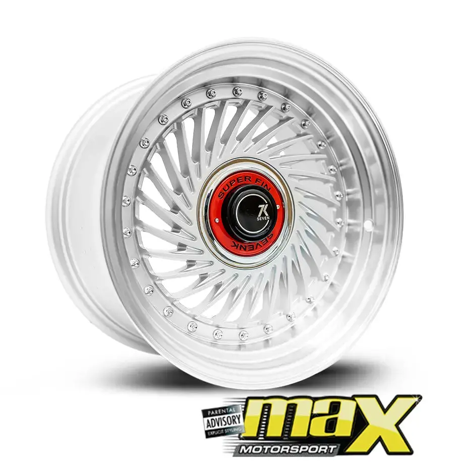 15 Inch Mag Wheel - Mx1213-A Sevenk Twist Wheel (4X100 / 4X114.3 Pcd) 1