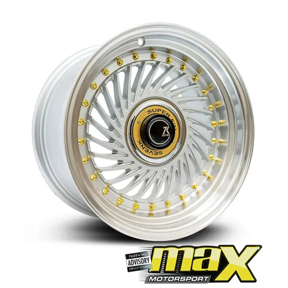 15 Inch Mag Wheel - Mx1213-C Sevenk Twist Wheel (4X100 / 5X100 Pcd) 1