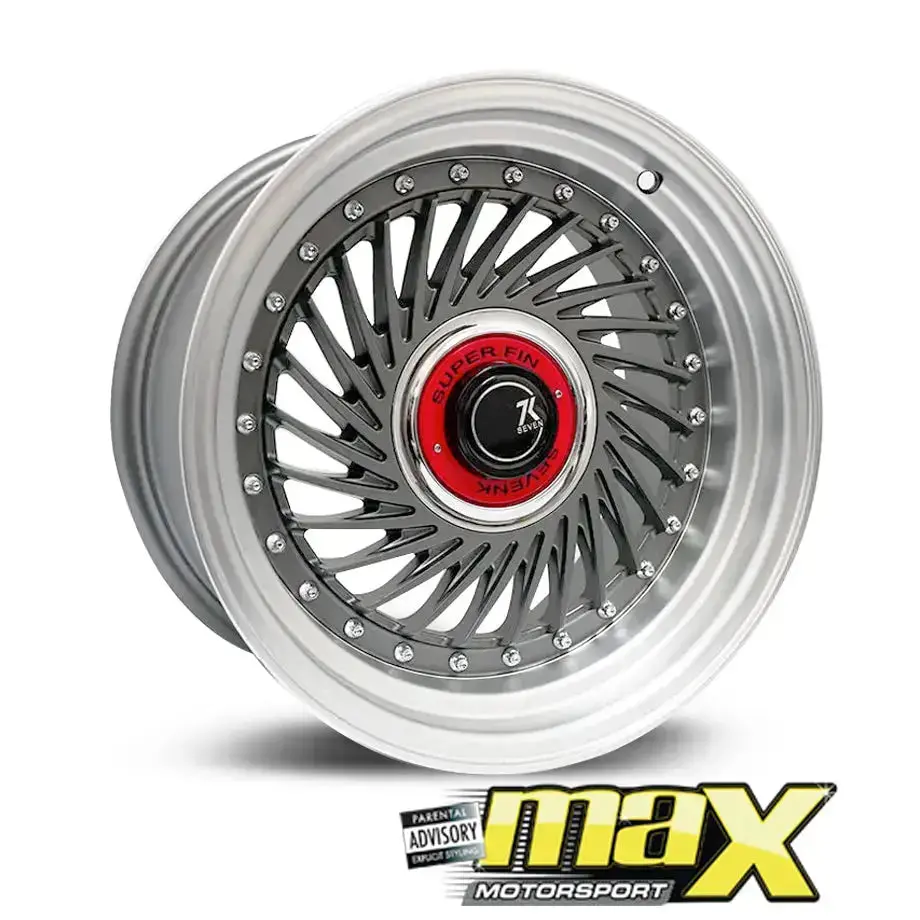 15 Inch Mag Wheel - Mx1213-H Sevenk Twist Wheel (4X100 / 4X108 Pcd) 1