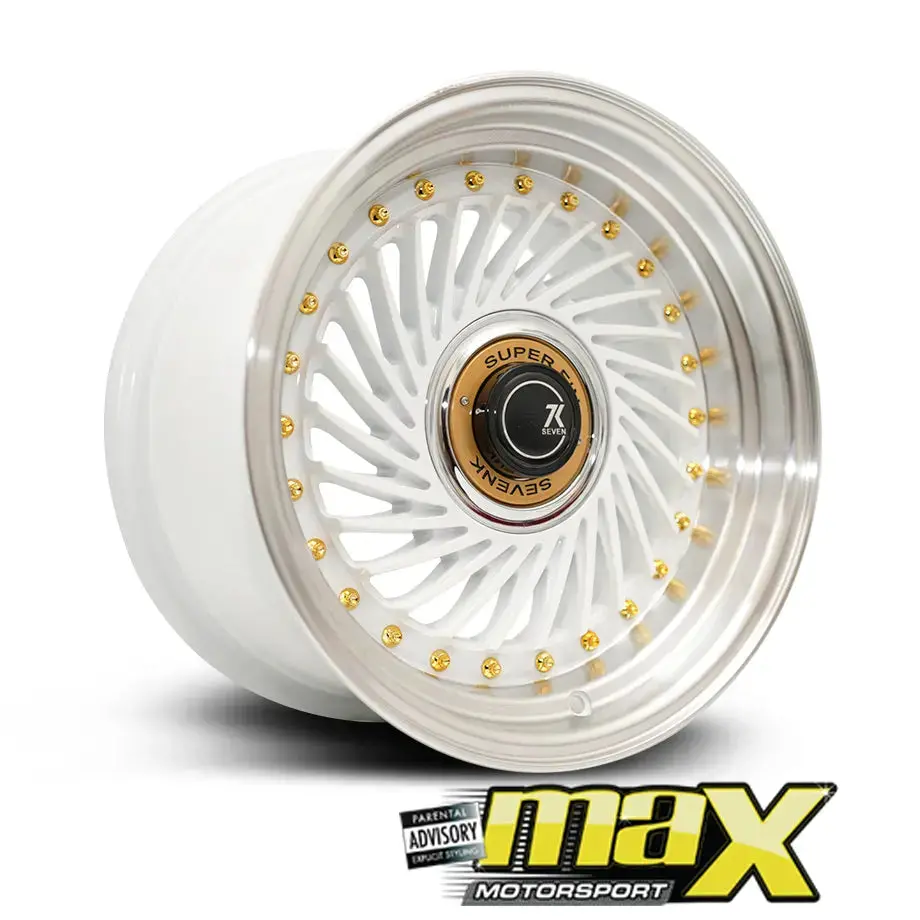 15 Inch Mag Wheel - Mx1213-J Sevenk Twist Wheel (4X100 / 4X114.3 Pcd) 1