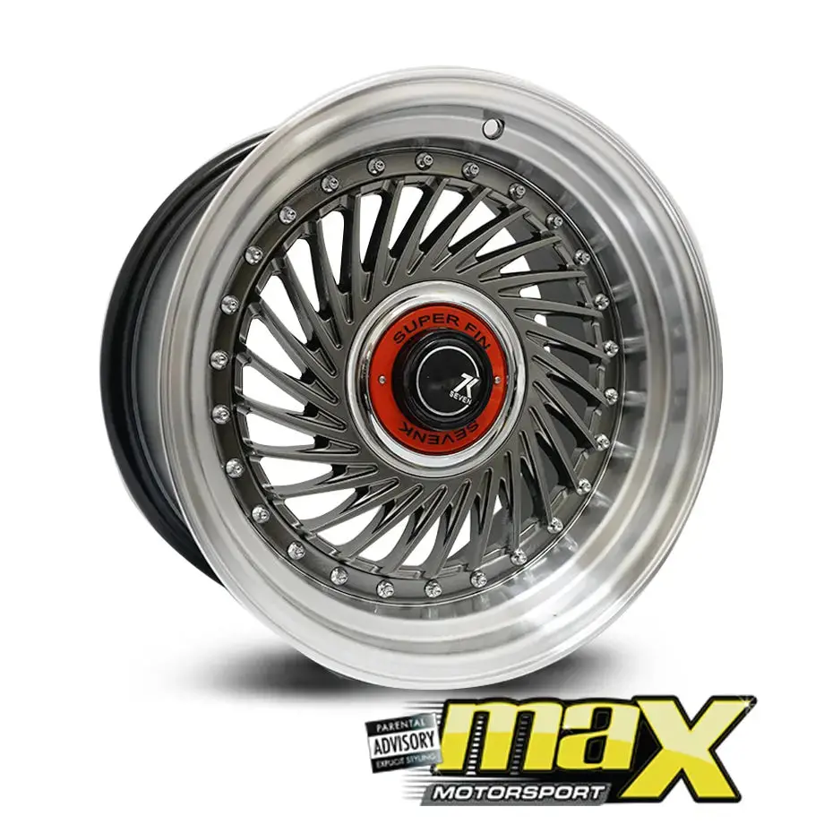 15 Inch Mag Wheel - Mx1213 Sevenk Twist Wheel (4X100 / 4X108 Pcd) 1