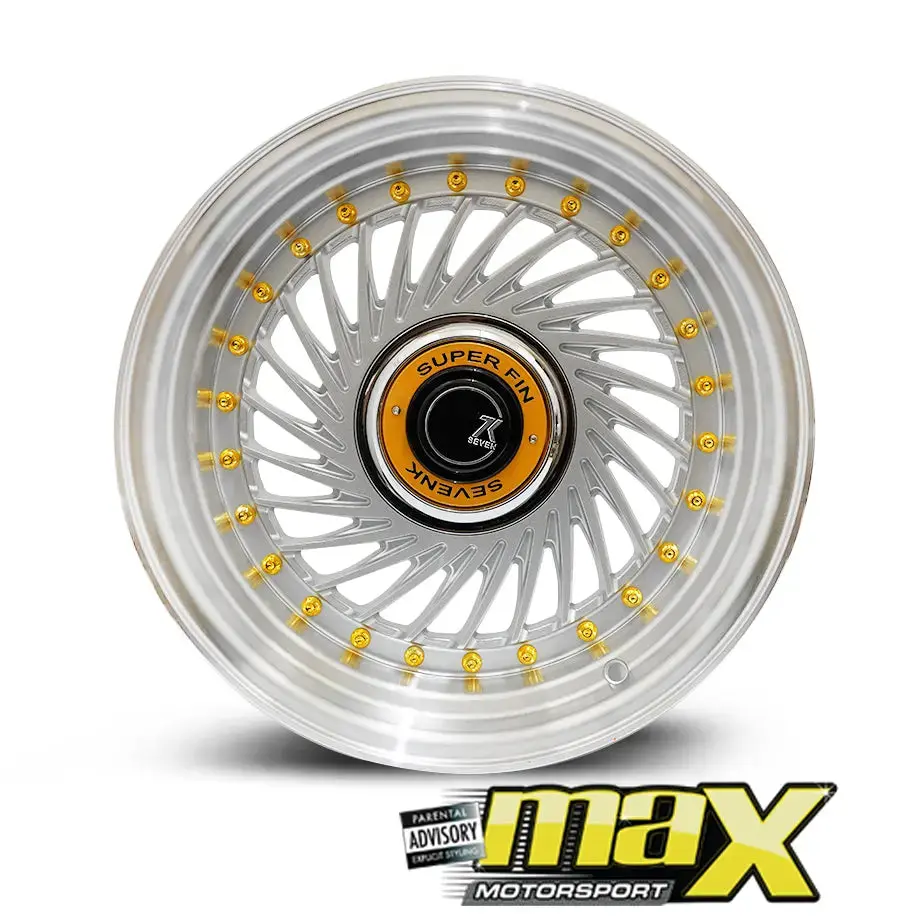 15 Inch Mag Wheel - Mx1213 Sevenk Twist Wheel (4X100 / 5X100 Pcd) 2