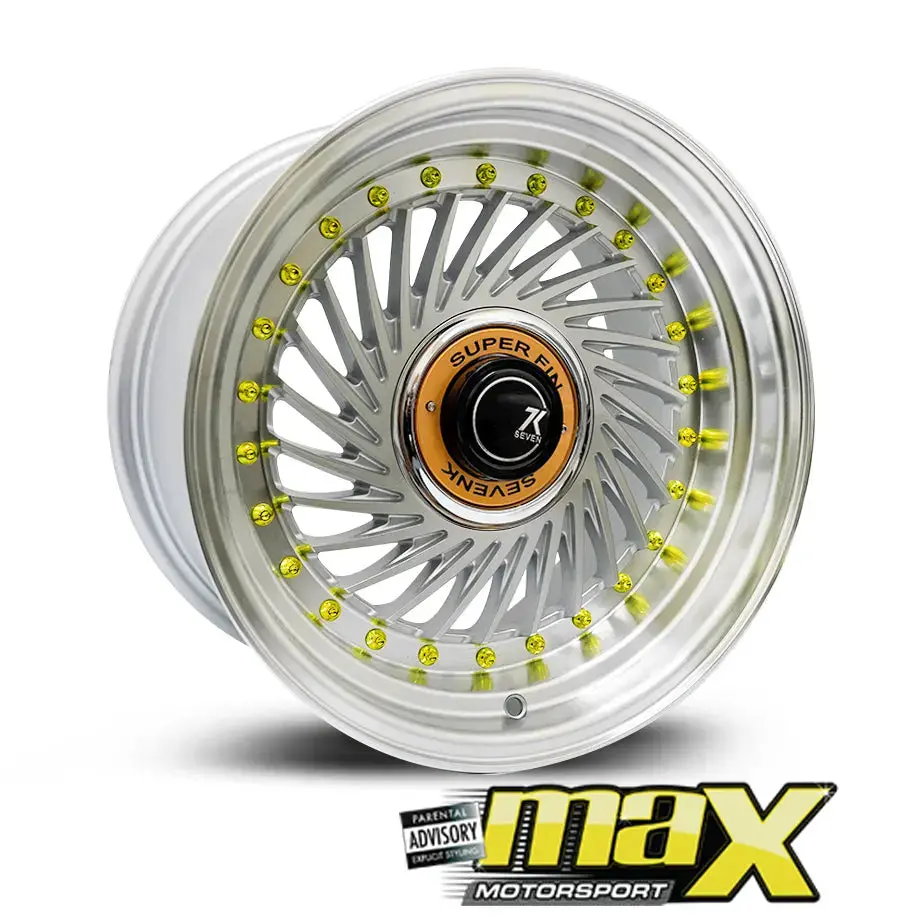 15 Inch Mag Wheel - Mx1213-15J Sevenk Twist Wheel (4X100 / 5X100 Pcd) 1