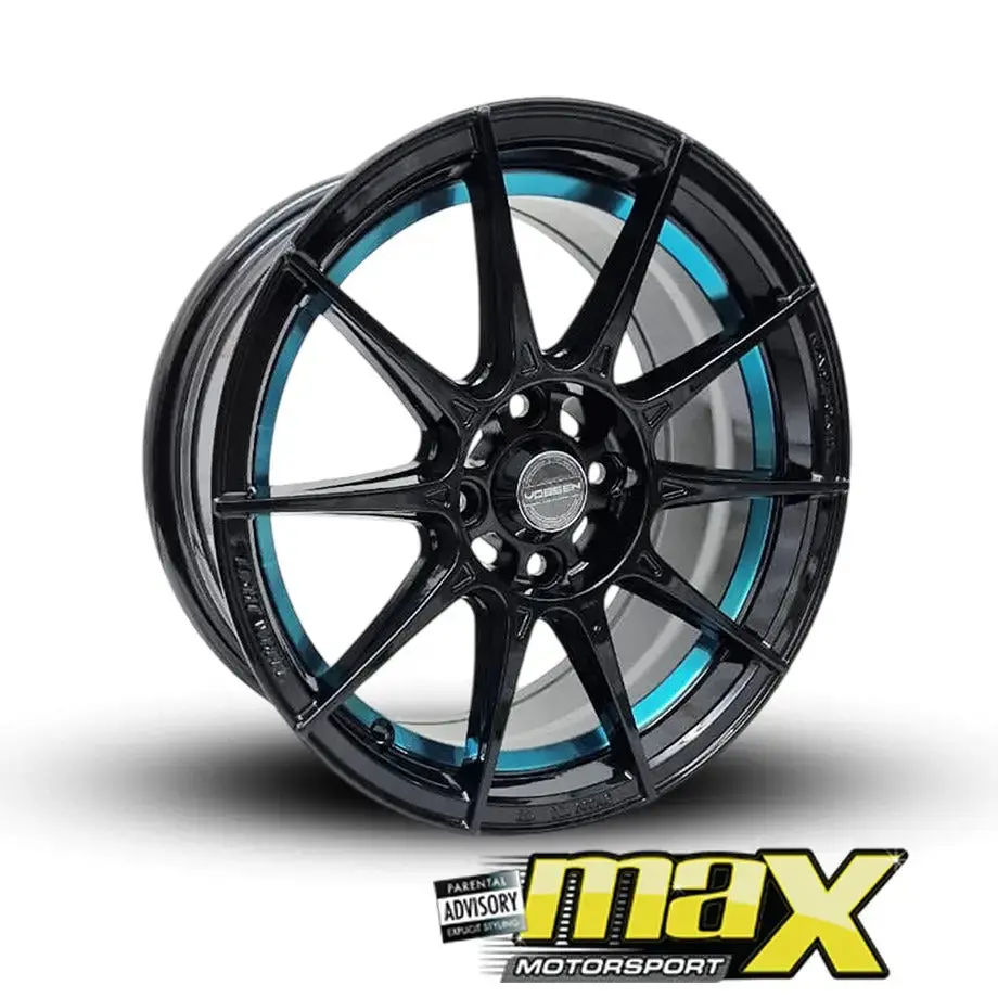 15 Inch Mag Wheel - Mx1403-15Bl Vsn Wheels (4X100 Pcd) 1