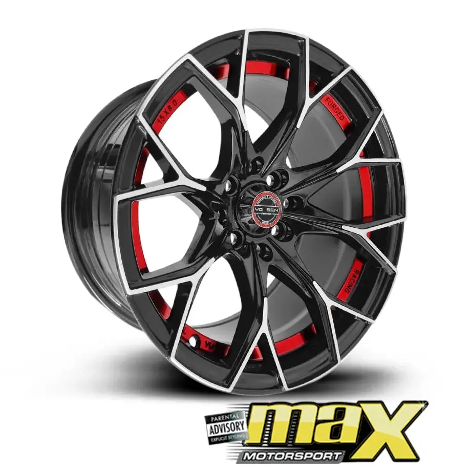 15 Inch Mag Wheel - Mx145-Rd Vsn Concave Wheels (4X100/ 4X114.3 Pcd) 1